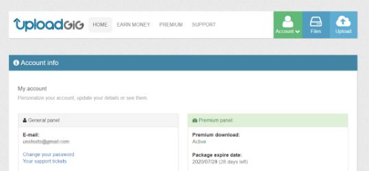 Uploadgig Premium Account Uploadgig Premium Link Generator April 2021