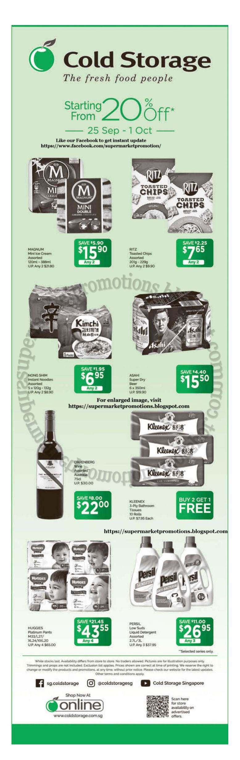 Cold Storage Weekly Promotion Ad 25 September 01 October 2020