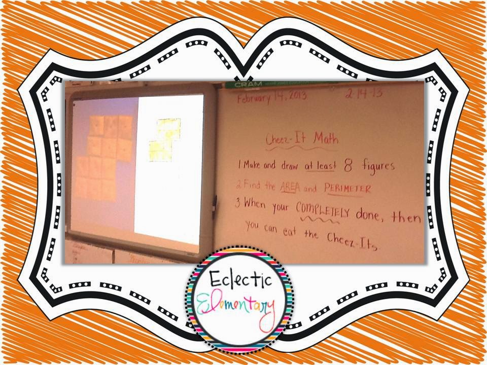 Eclectic Elementary CheezIt's Awesome Area & Perimeter!