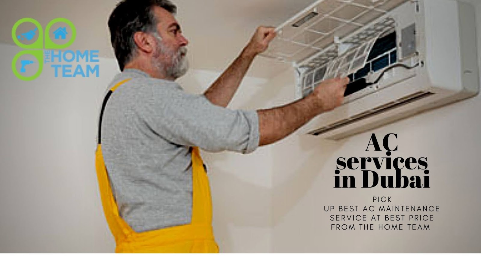 Pick up best AC maintenance service at best price from The Home Team