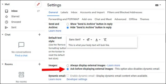 كيفية منع تعقب رسائل البريد الإلكتروني