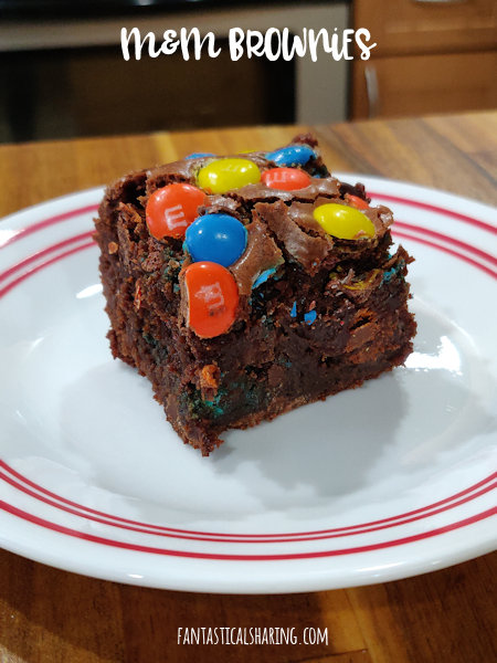 Fantastical Sharing of Recipes: M&M Brownies