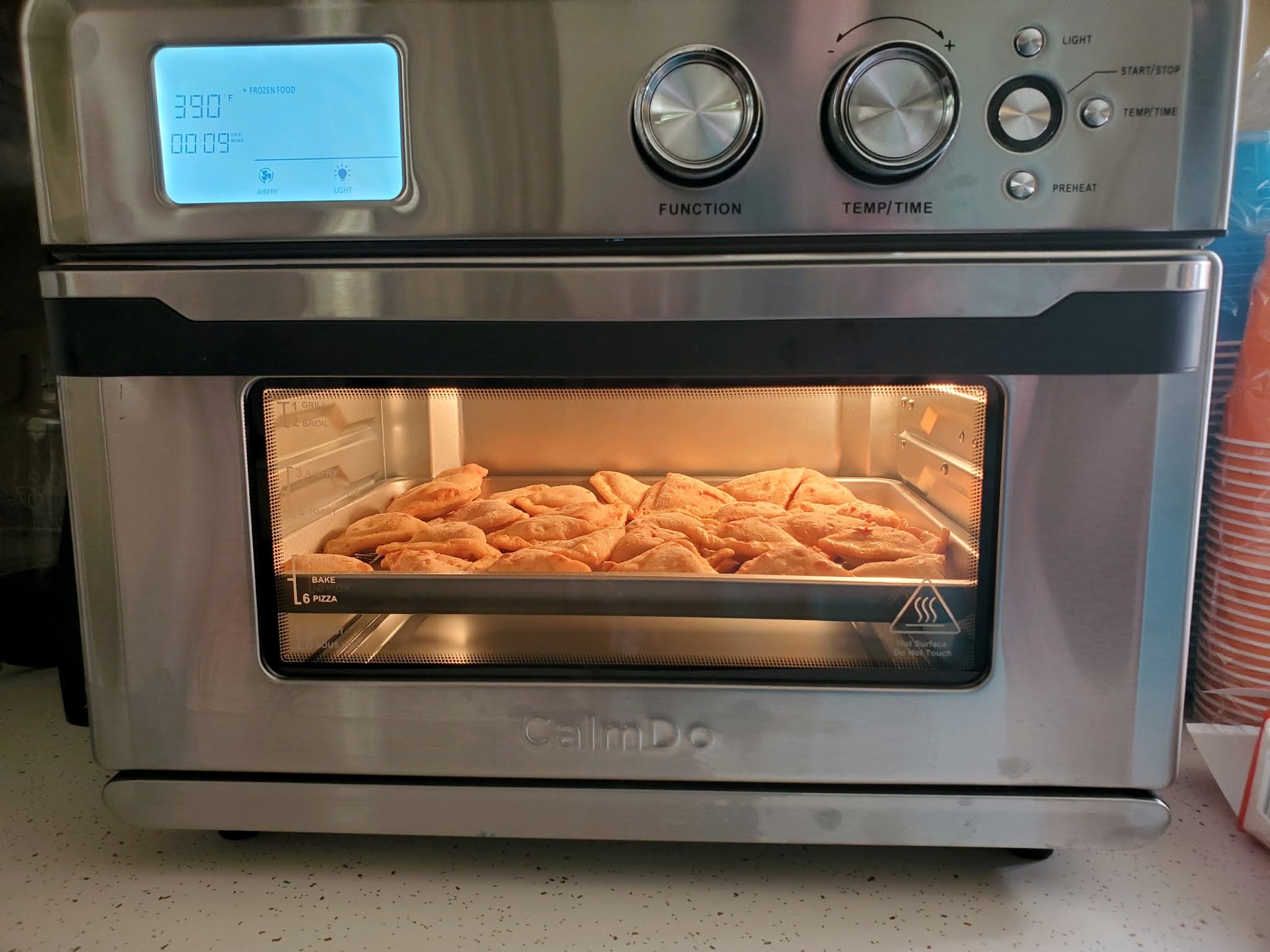 Donna's Reviews And Thoughts CalmDo Air Fryer Toaster Oven, 26.3 QT