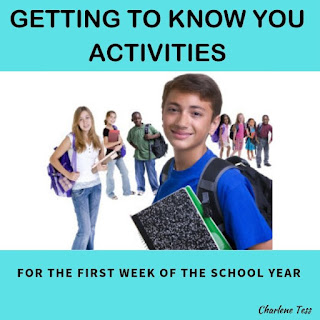 Getting to Know You Activities for the First Week of the School Year Getting to Know You Activities for the First Week of the School Year