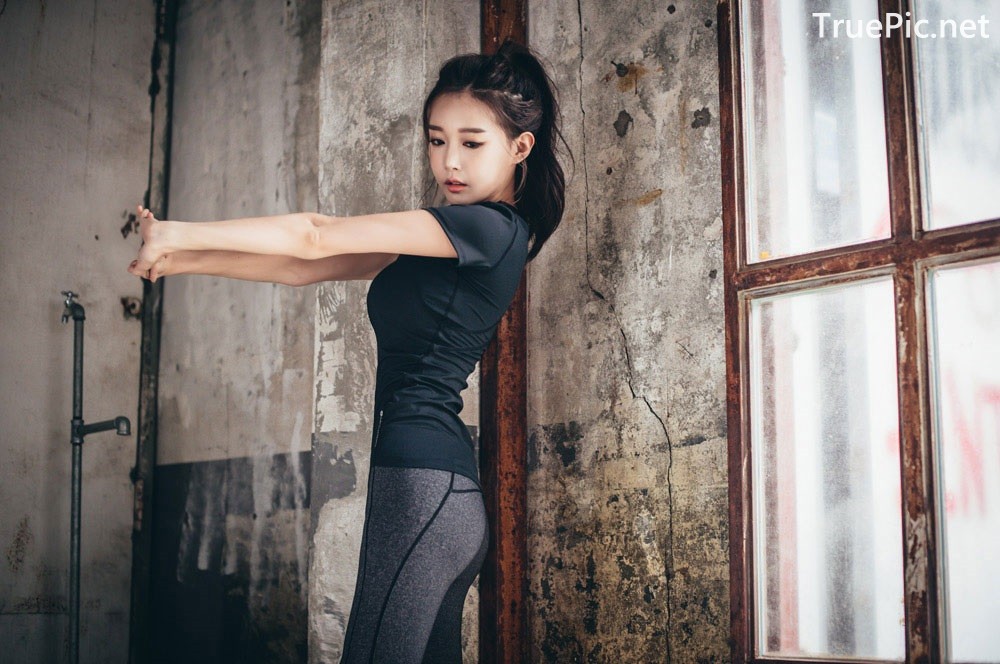 Image Korean Fashion Model - Yoon Ae Ji - Fitness Set Collection - TruePic.net - Picture-12