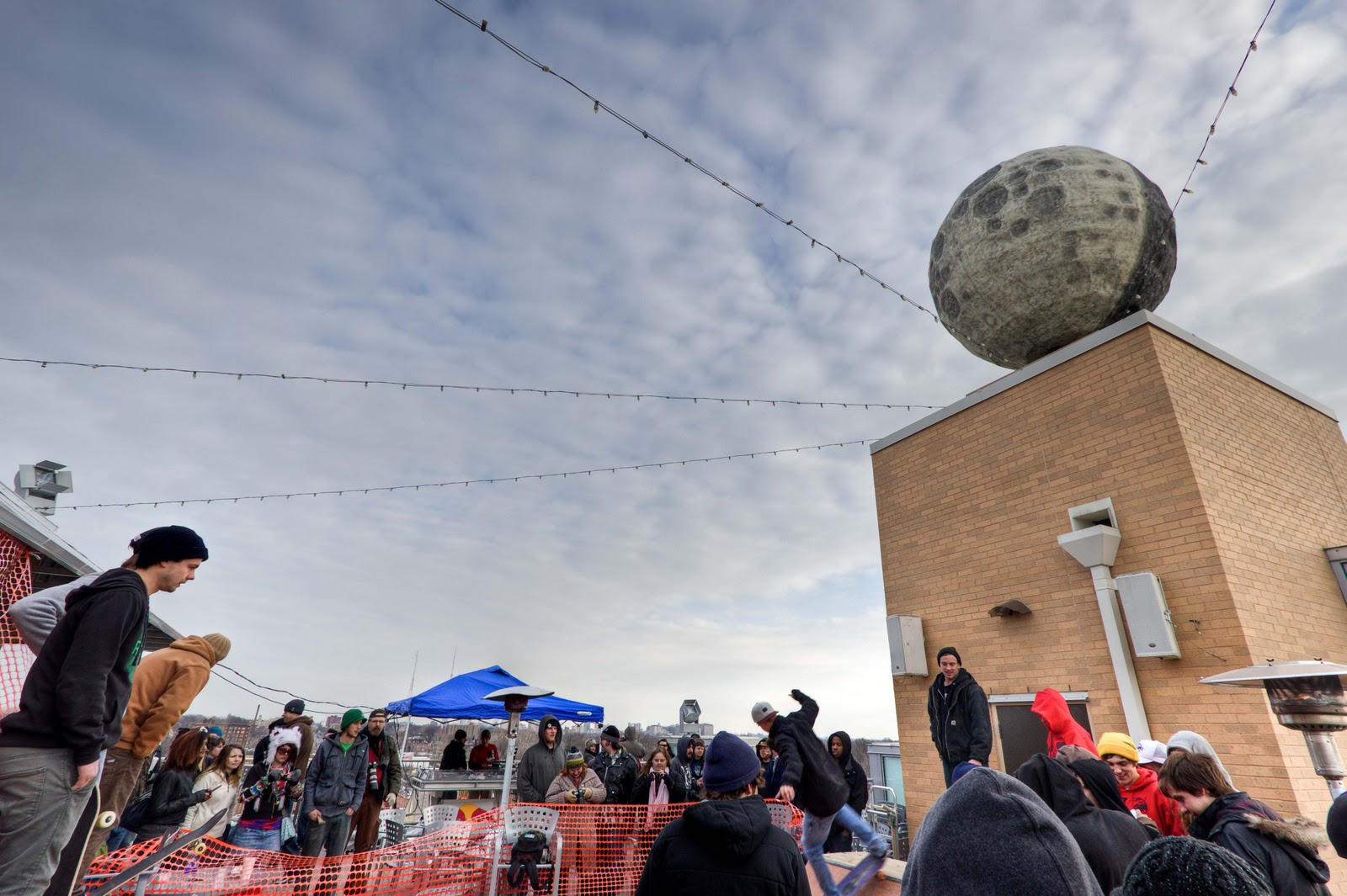 St. Louis Energized Ice Carnival Scenes from The Delmar Loop