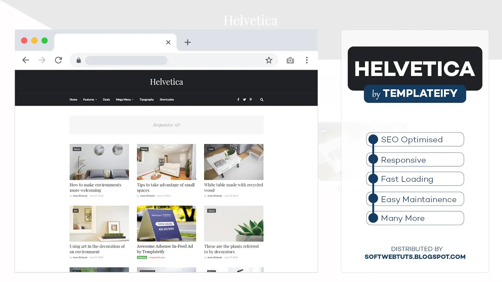 Helvetica - Responsive Clean Blogger Template Helvetica - Responsive Clean Blogger Template