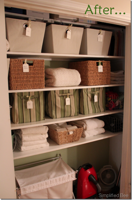 Organize Linen Closet Ideas