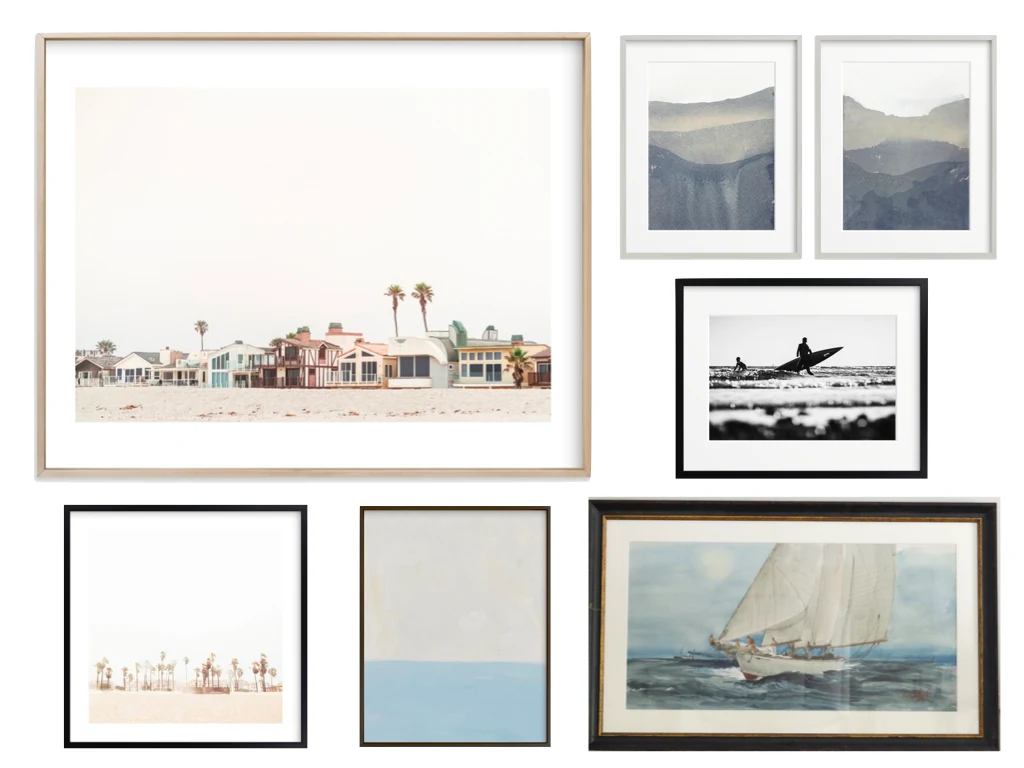 minted art, coastal art, vintage ship painting