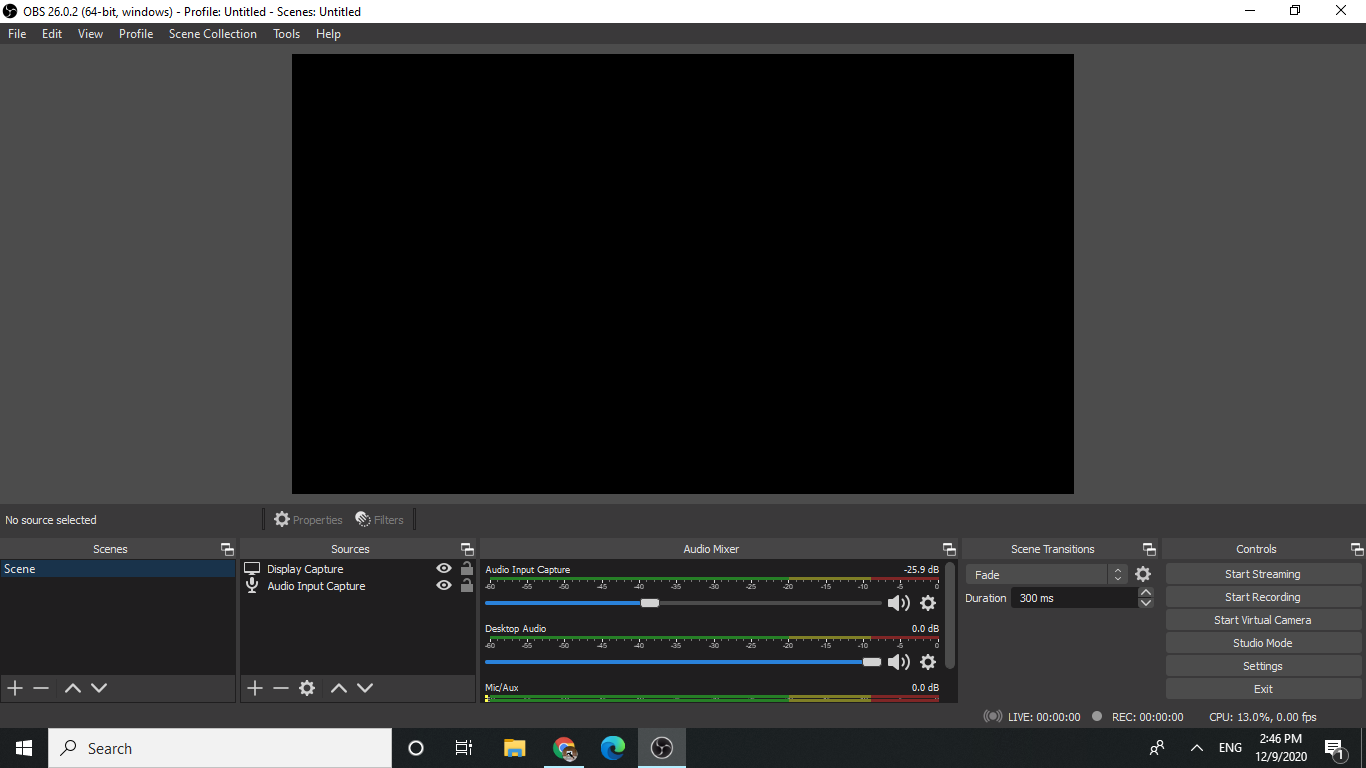 Cara Mengatasi Masalah Black Screen pada OBS Studio Sahretech