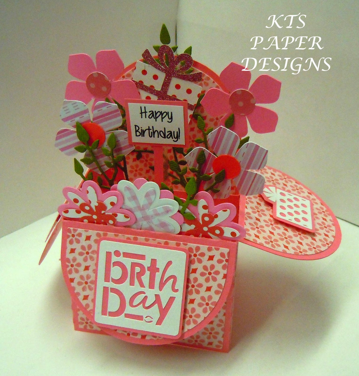 KTS Paper Designs Card in a Box Birthday