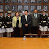 Escolta ganadora visita al alcalde de Juárez