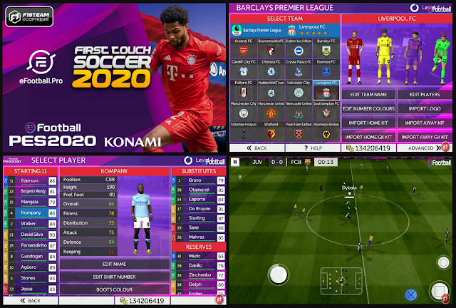 Download FTS 2020 Editions v1.5 Mod E-FOOTBALL PES 20 Anda jangan lupa untuk Unduh juga file Download FTS 2020 Editions v1.5 Mod E-FOOTBALL PES 20