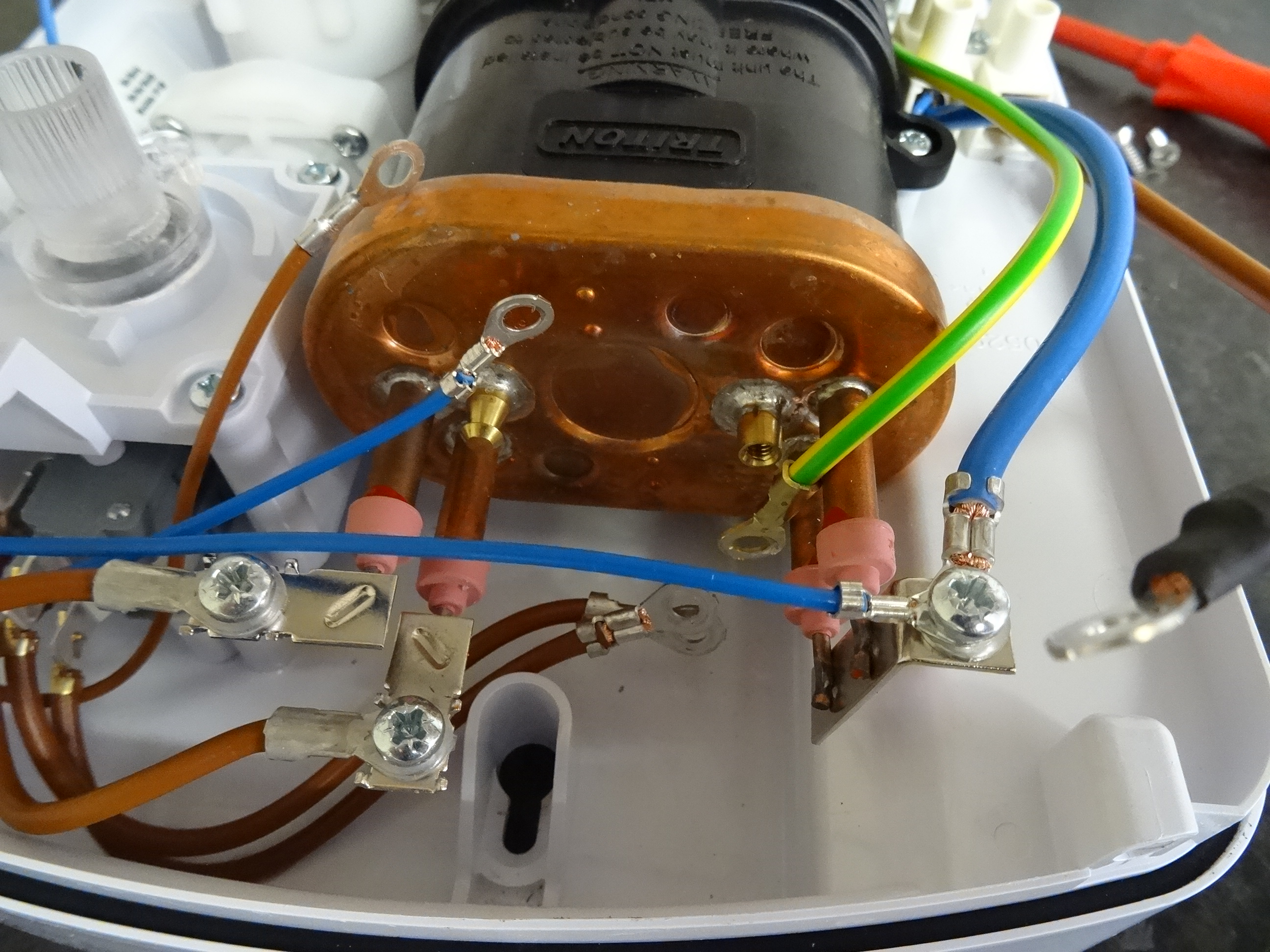 Electrical shower fault finding and repair Electric shower thermal cut