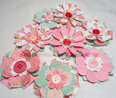 Pieces of Me Scrapbooking & Paper Crafts: Paper Flowers
