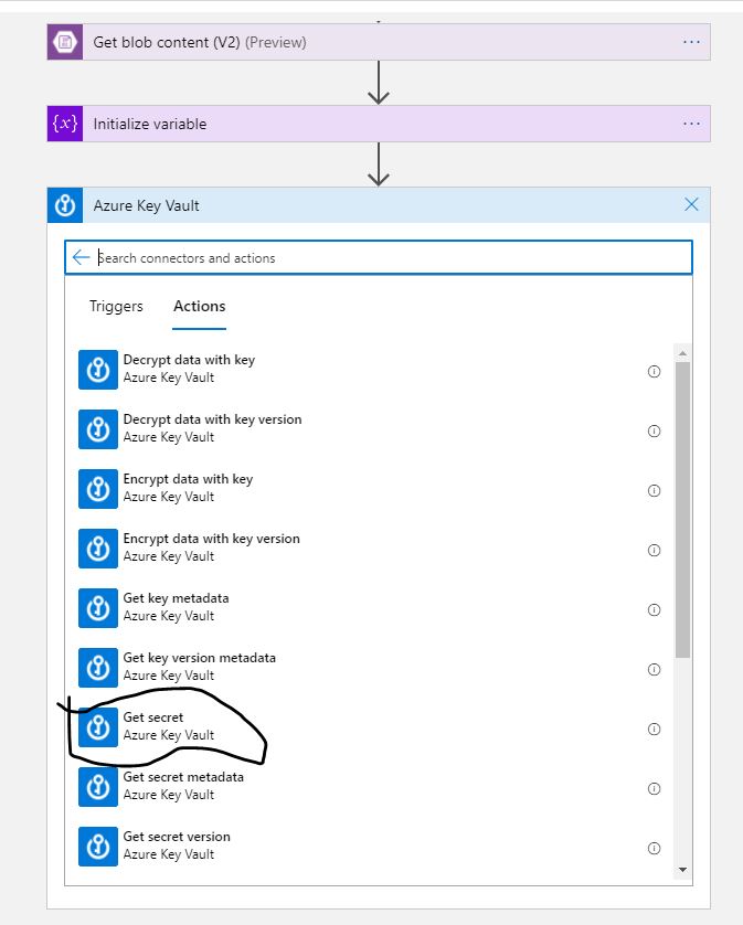 Shri's Blog Get secret value from key vault in azure logic app
