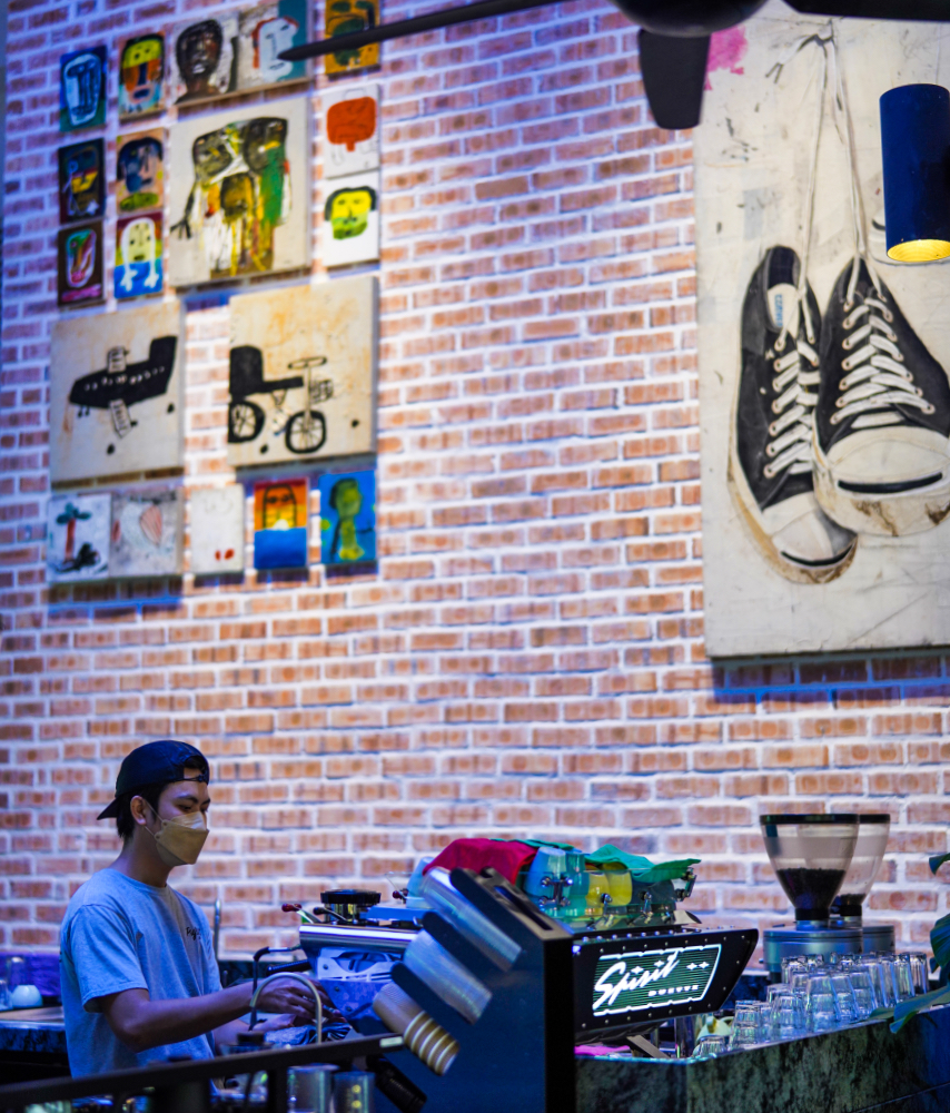 psyclist cafe, dataran phb