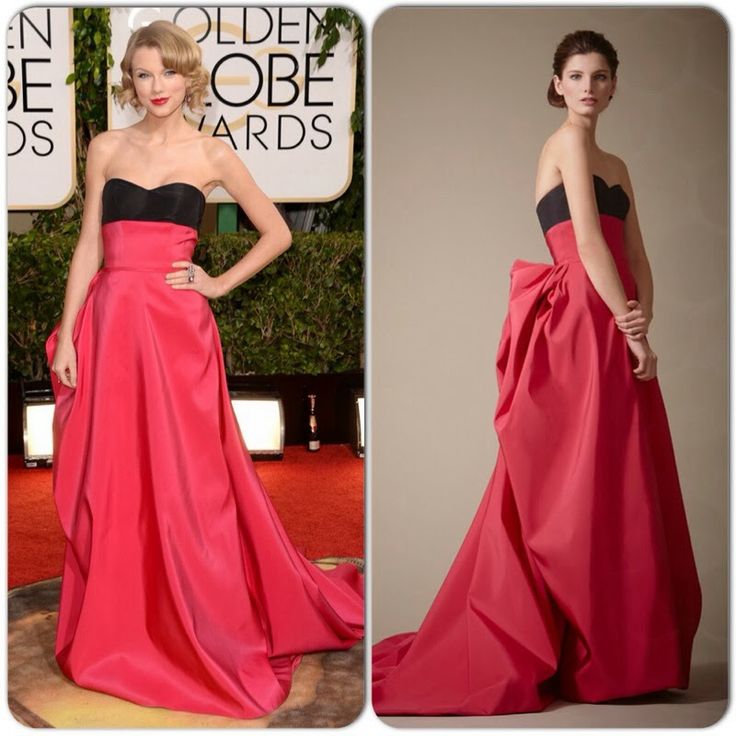 Taylor Swift in Carolina Herrera – 2014 Golden Globe Awards