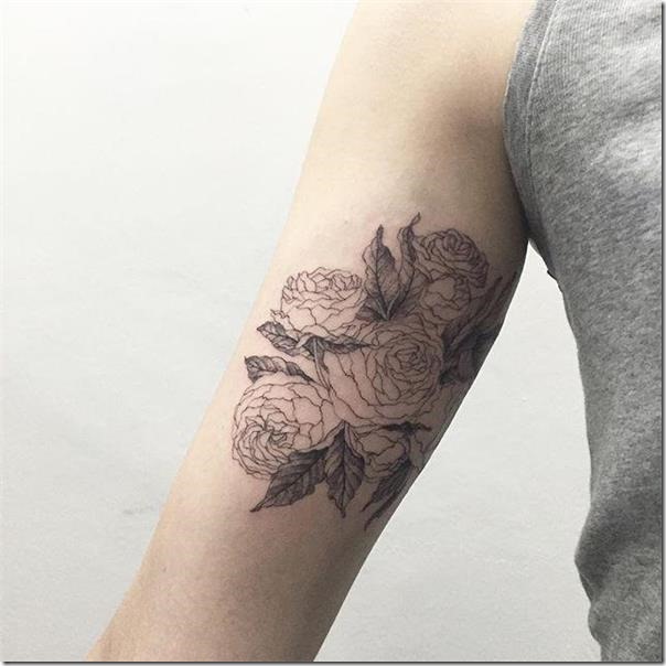 Tatuagens de flores para as mulheres Tatuagens de flores para as mulheres