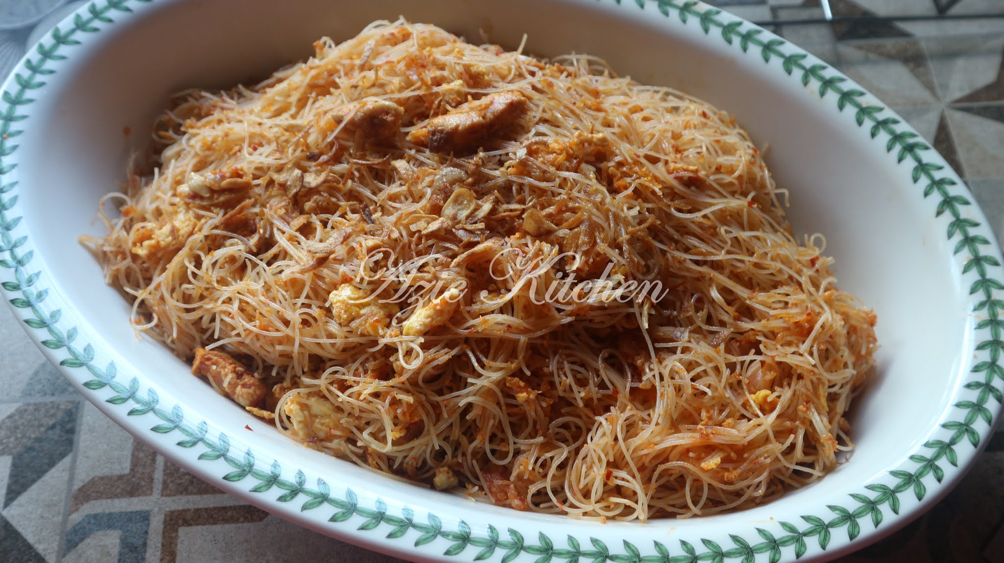 Mee Hoon Goreng Kampung Yang Buat Kenyang Sampai Ke Malam - Azie Kitchen