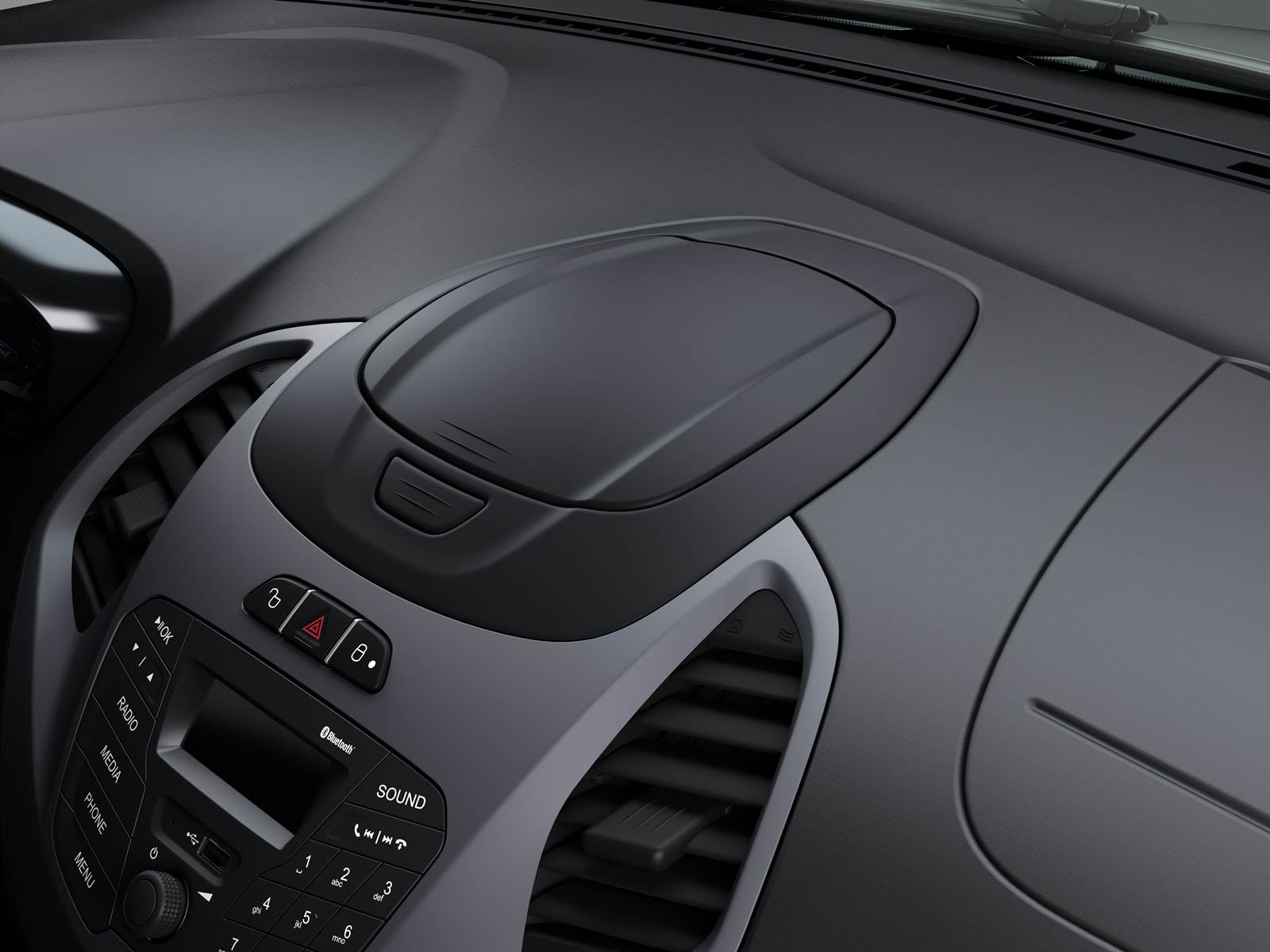 Novo Ford Ka 2015 - interior - Ford MyDock