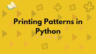 How to print Patterns in Python?