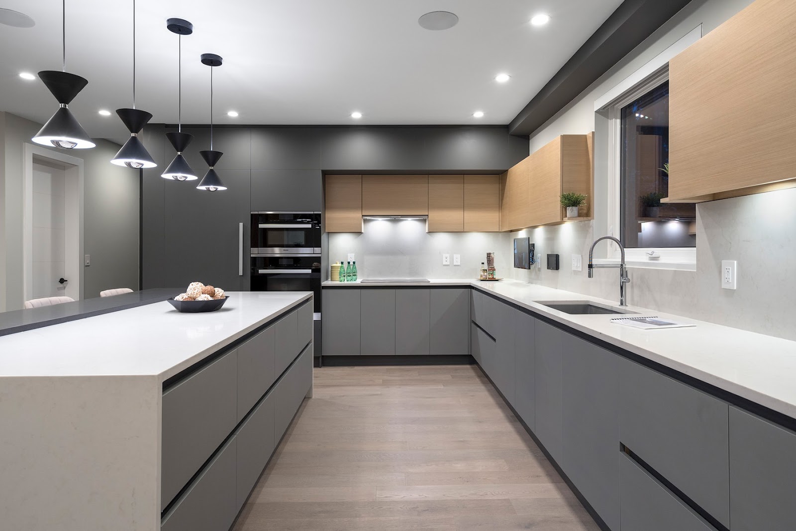 kitchen with highend appliances