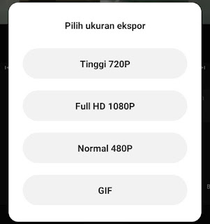 pilih resolusi video