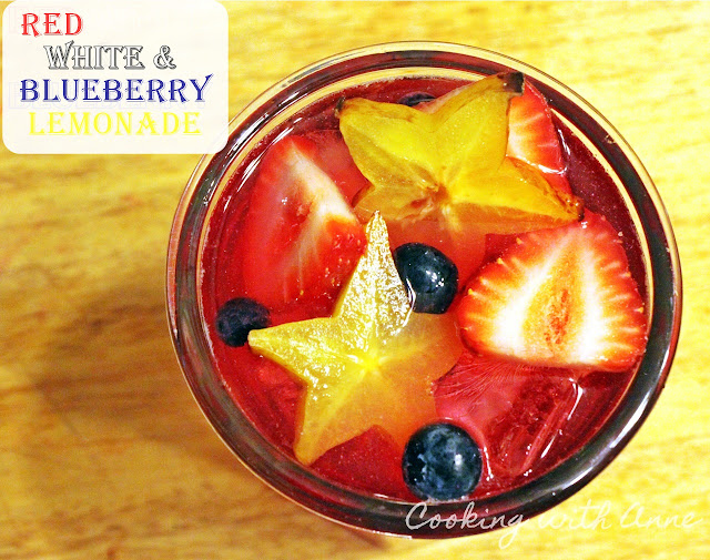 Red, White, and Blueberry Lemonade