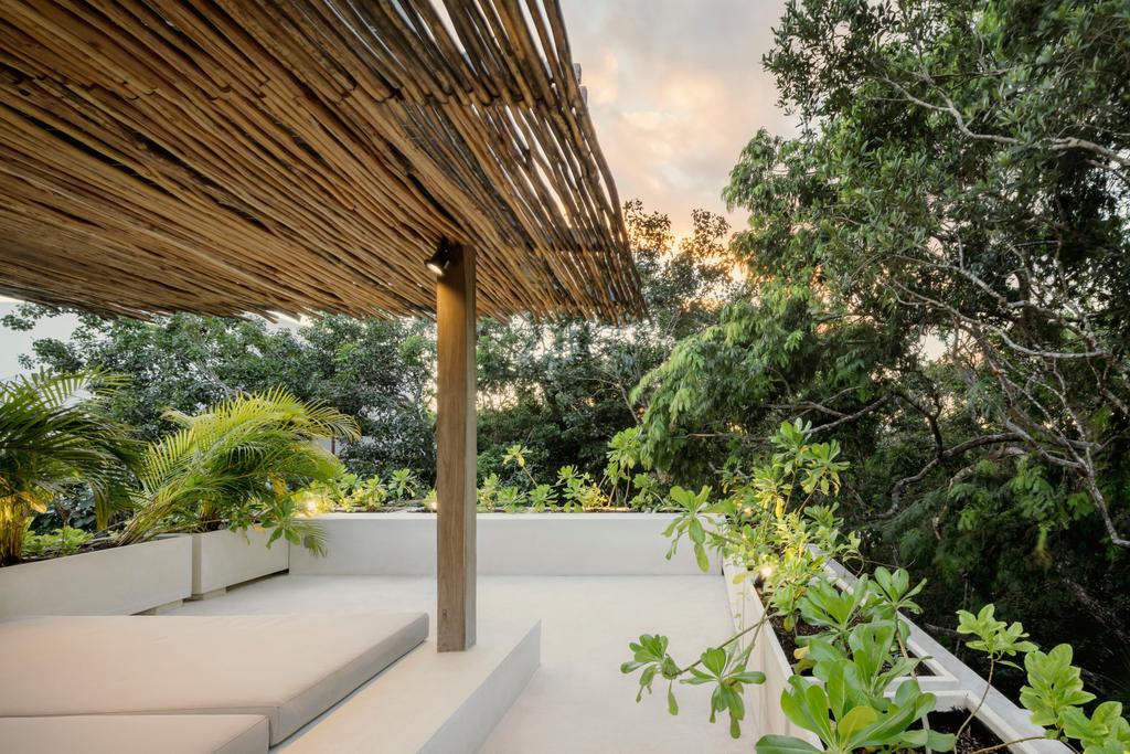 A tropical holiday home in the trendy Mexican beach town of Tulum