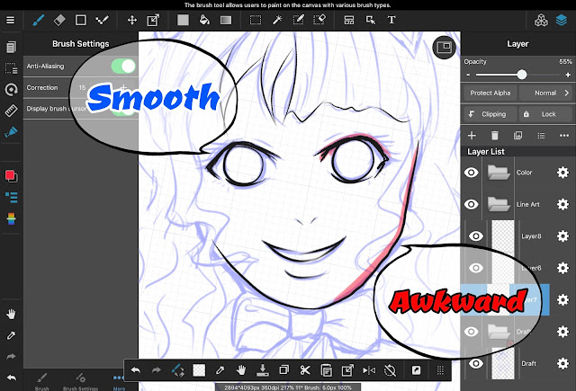 How to Use Stabilizer in MediBang Paint