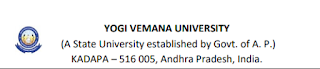Yogi Vemana University (YVU)  Notification 2021 Staff Nurse, Lab Technician