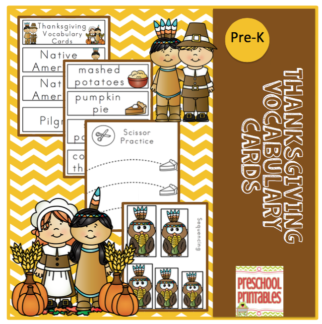 thanksgiving-vocabulary-cards-scissor-practice-preschool-printables