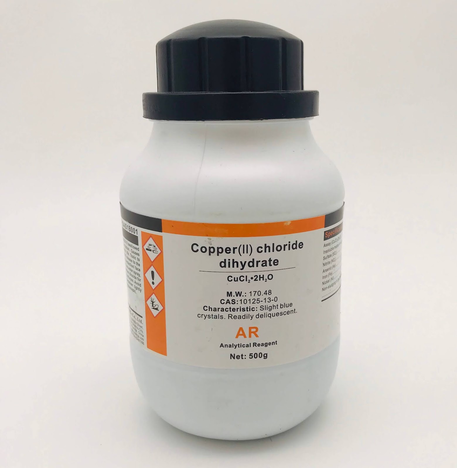 Copper (II) Chloride dihydrate (CuCl2.2H2O AR, Xilong)