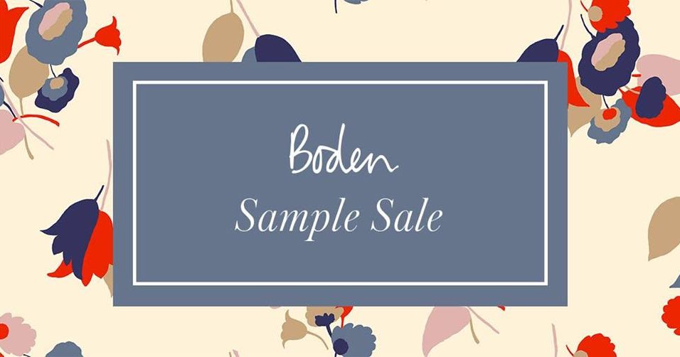 Consume or Consumed Boden Sample Sale in Pittsburgh!