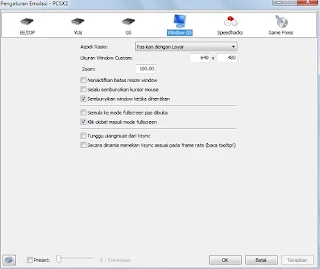 Cara Setting PCSX2 untuk Bermain HM AWL SE