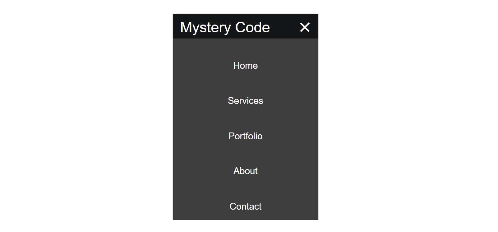 Activate the menu button using JavaScript code