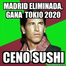 Sergio Olimpiadas Madrid 2020 Japón sushi humor cachondeo bromas guasa memes mofa befa