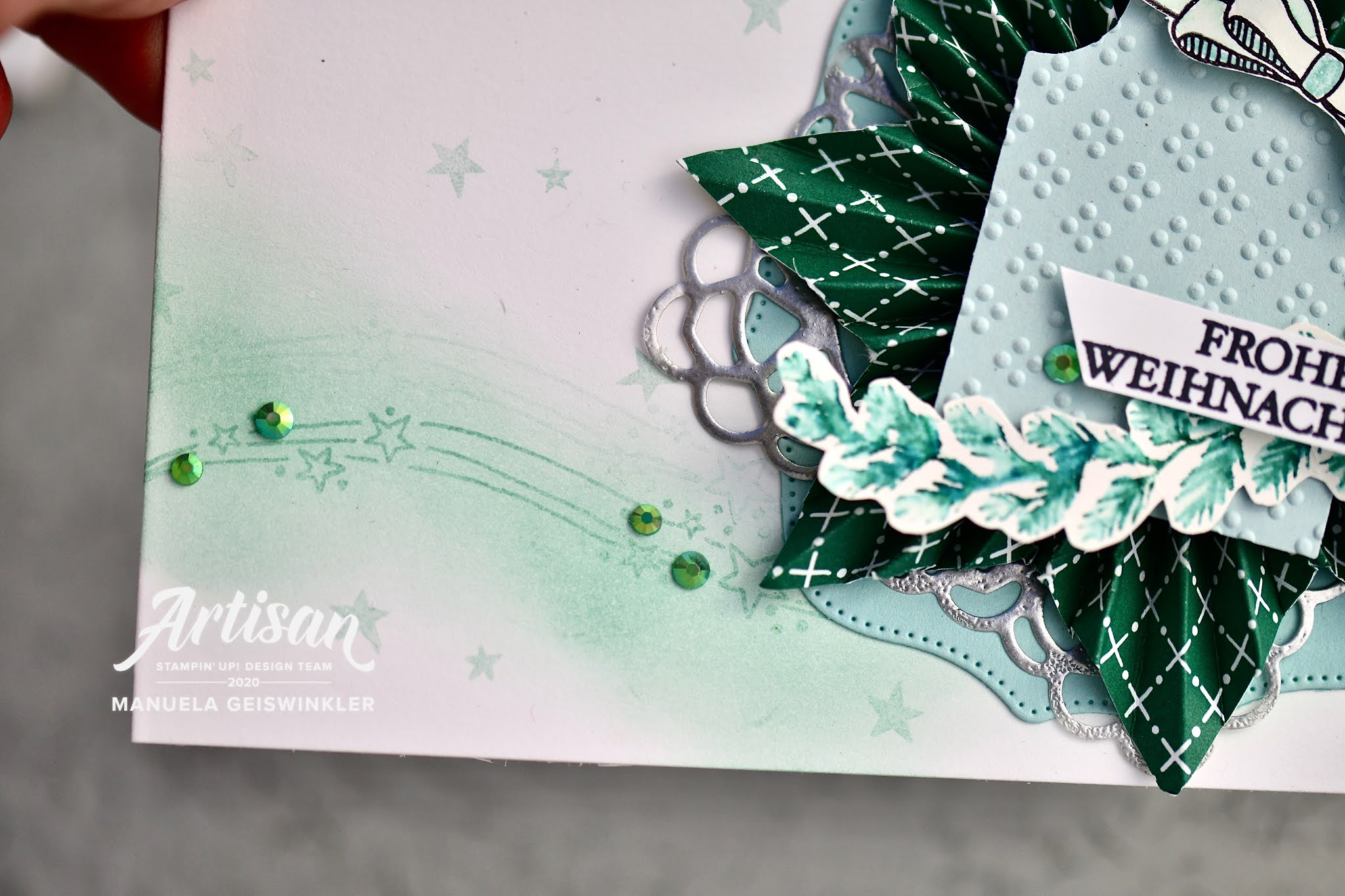 Melo Makes Kreativ Mit Stampin Up Stampin Up Artisan Design Team Geschwungene Weihnachten