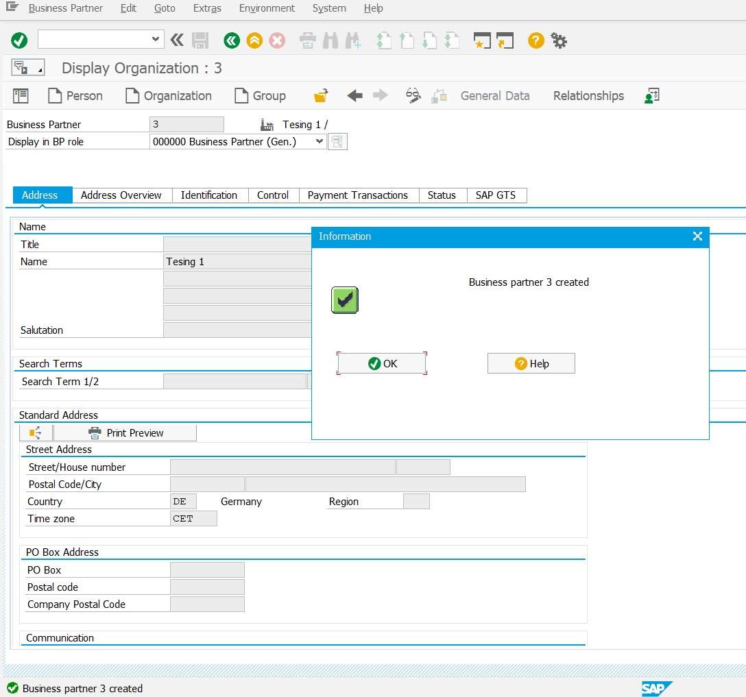 Assign Logical System to Logical System Group