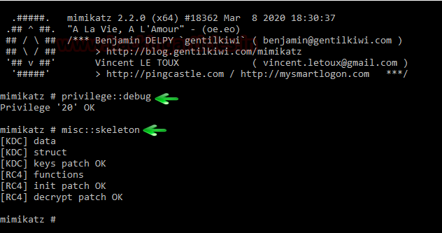 Domain Controller Backdoor using Skeleton Key