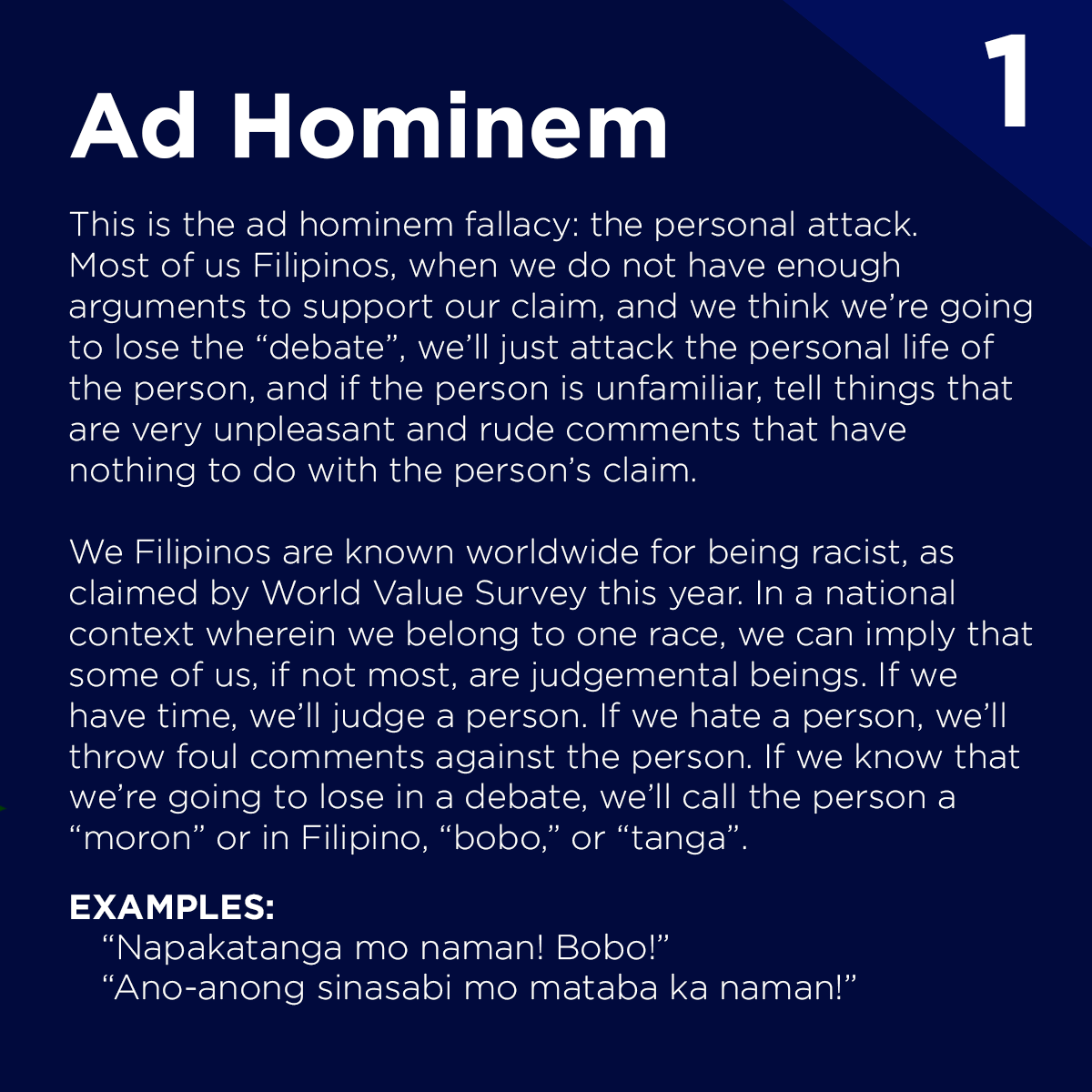 Times And Season The Poor Filipino Logic