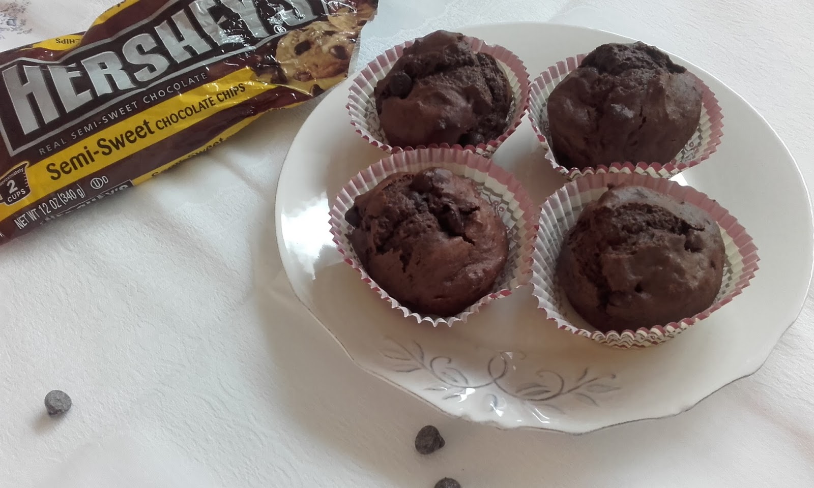 Prata da Casa Muffins de banana, chocolate e iogurte grego