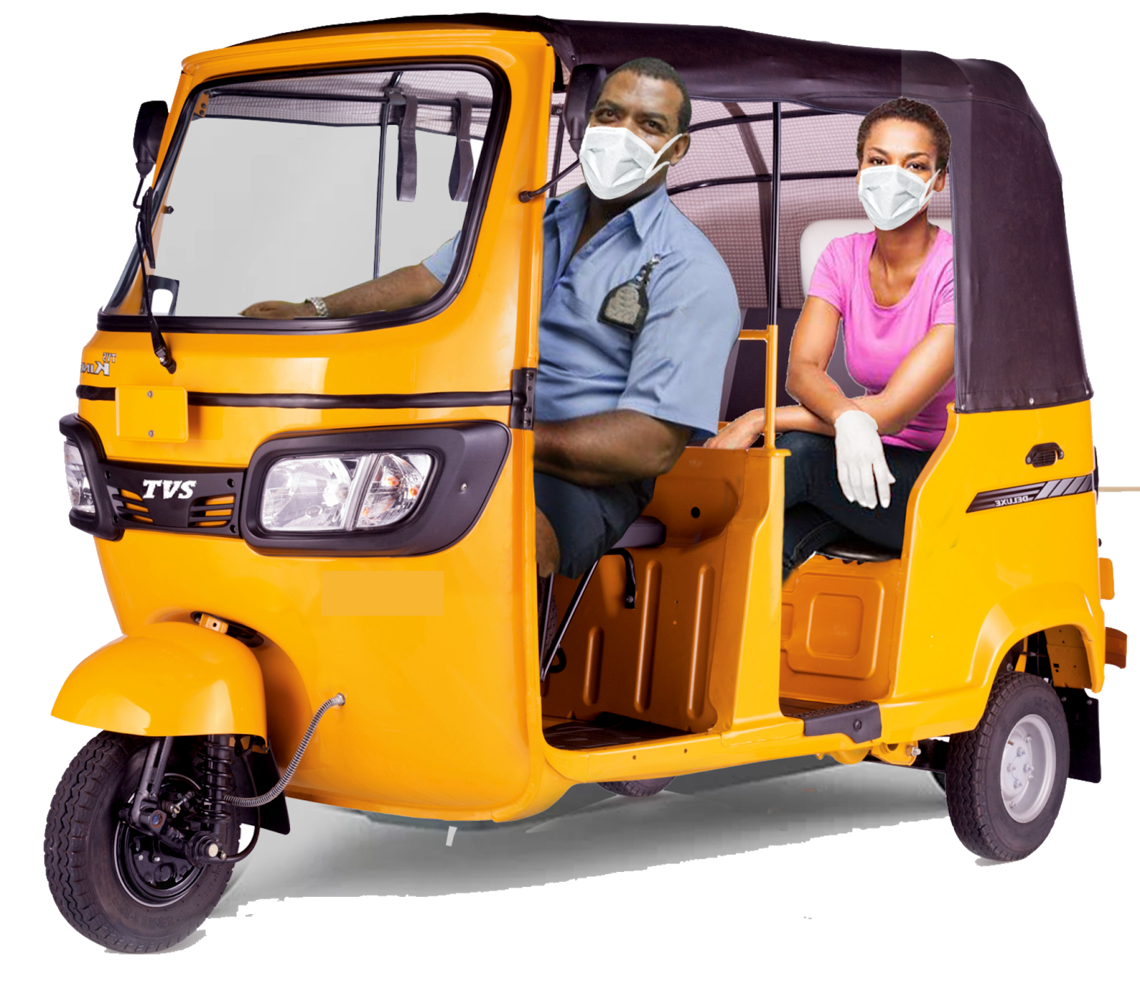 COVID19 Tricycles (Kekes) must not carry more than two passengers