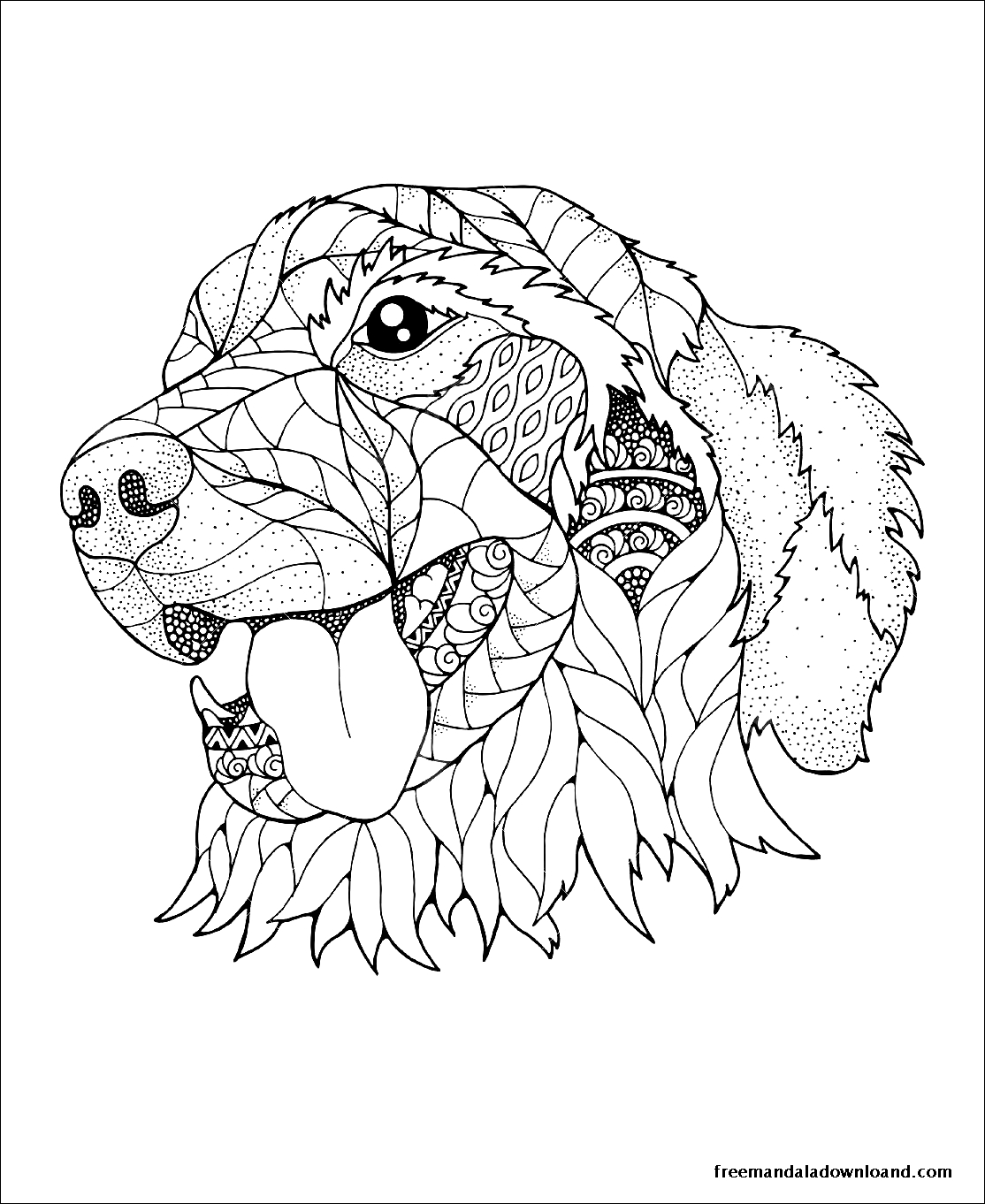hunde mandalas