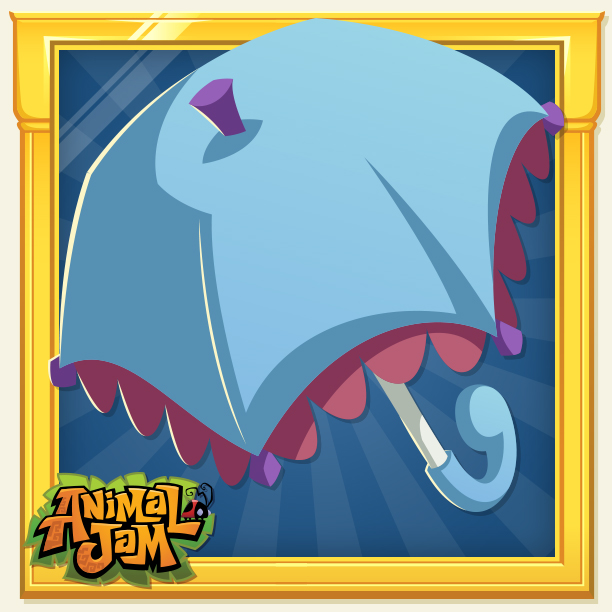 Animal Jam Spirit Blog Rare Parasol + Departing Cosmo's Den