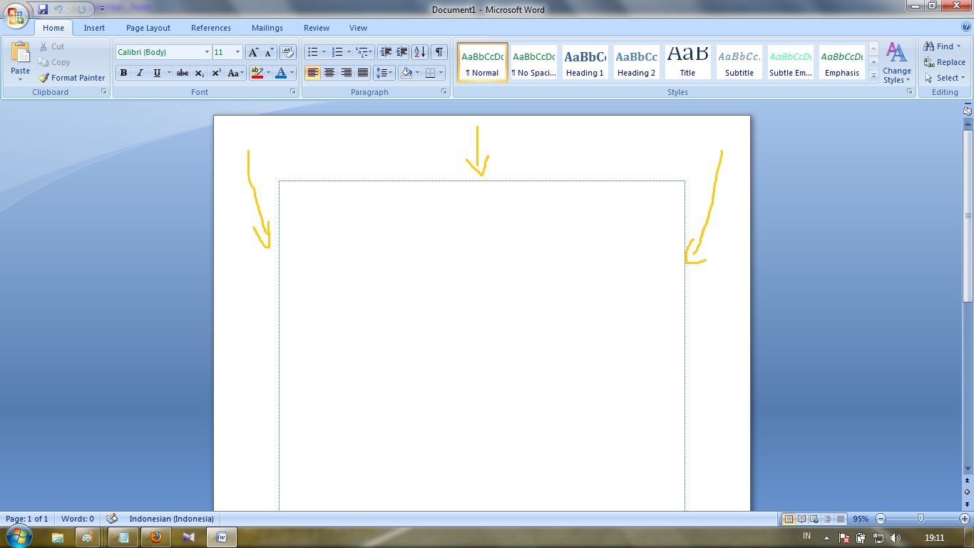 Cara Memunculkan Garis Margin/Pembatas atau Text Boundaries di Ms. Word ...