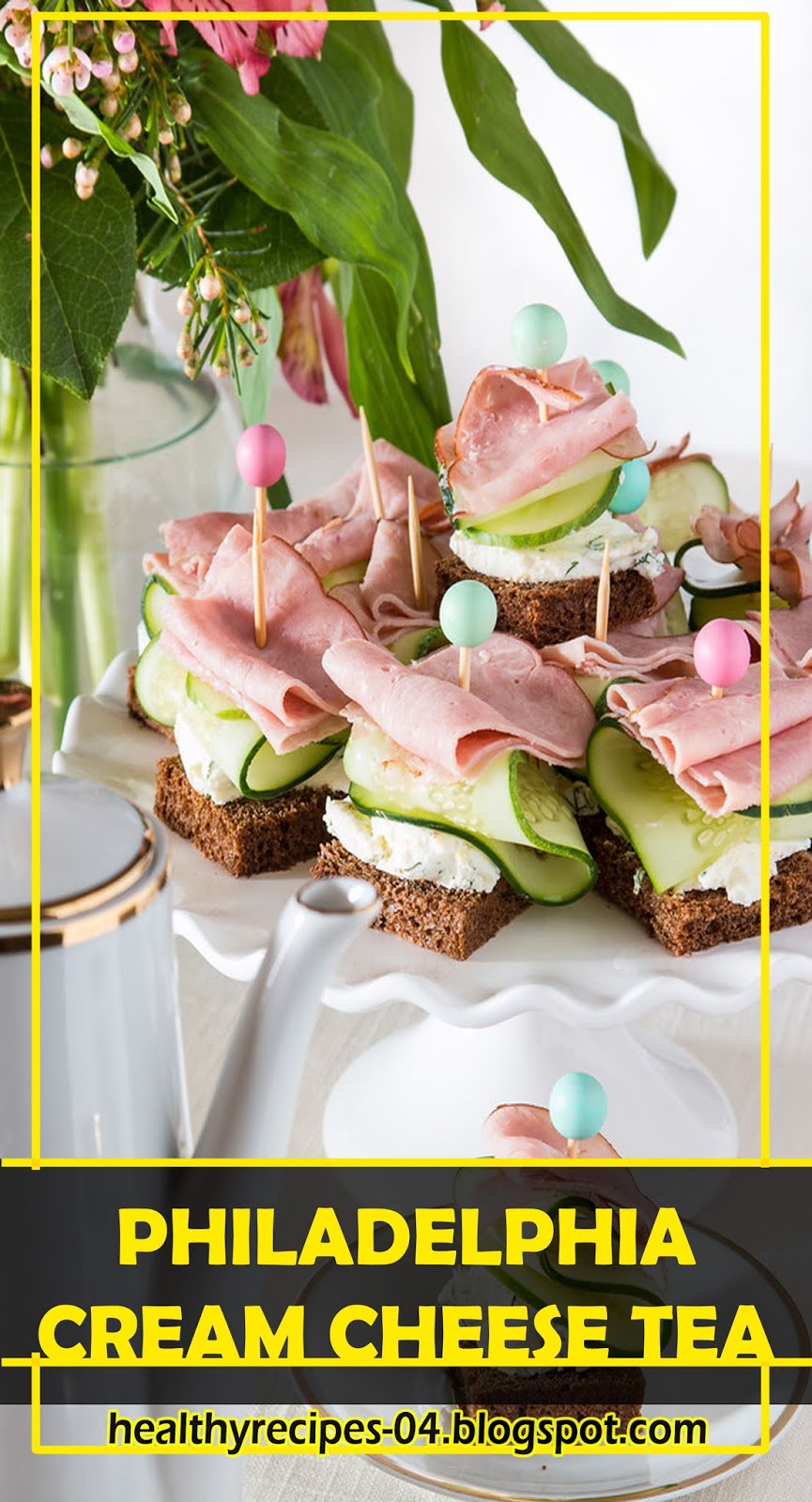 BEST RECIPESPHILADELPHIA CREAM CHEESE TEA SANDWICHES Healthyrecipes04