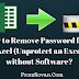 How to Remove Password from Excel (Unprotect an Excel) without Software?