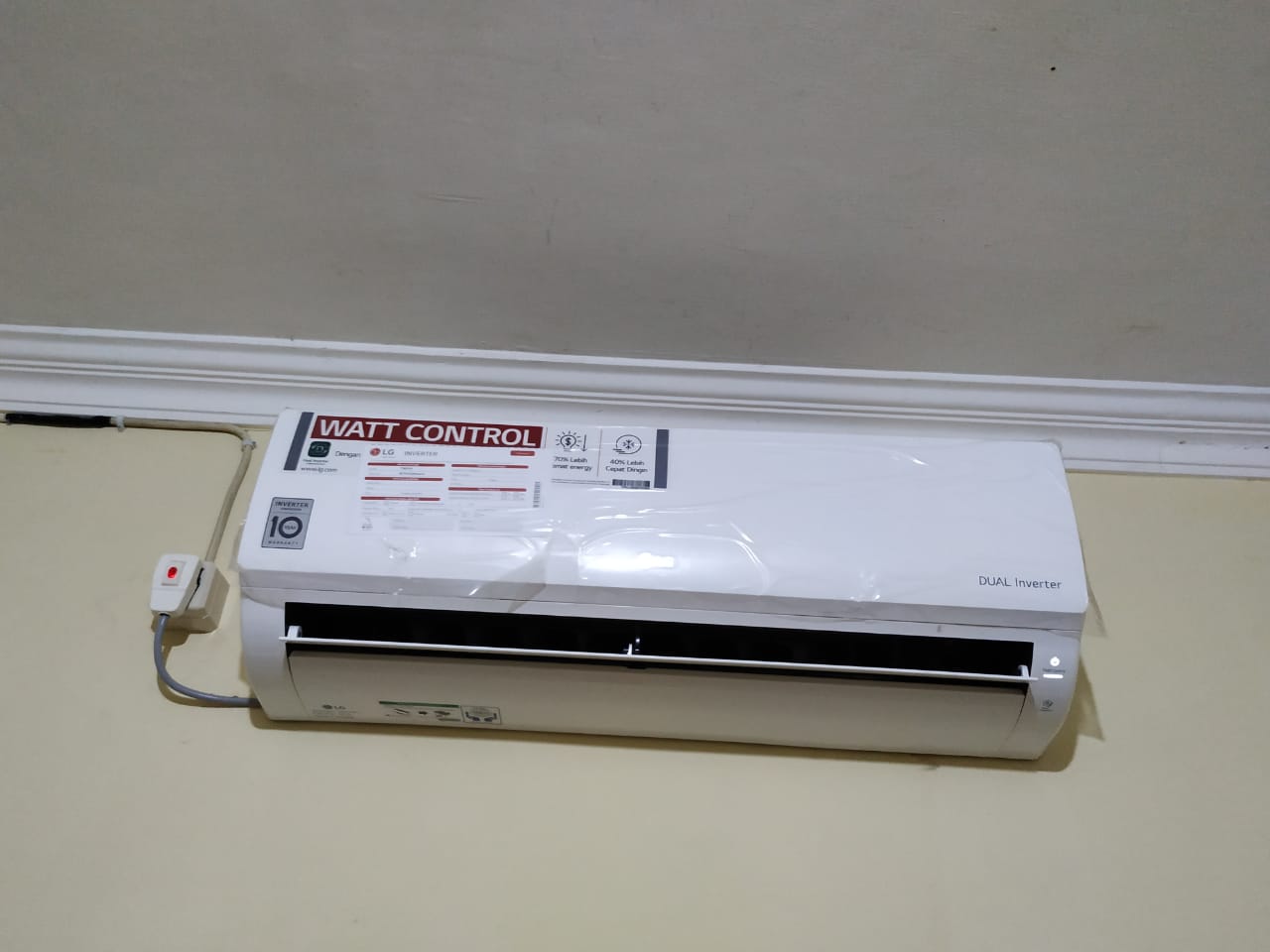 Review AC LG Dual Cool Eco Inverter T06EV4 1